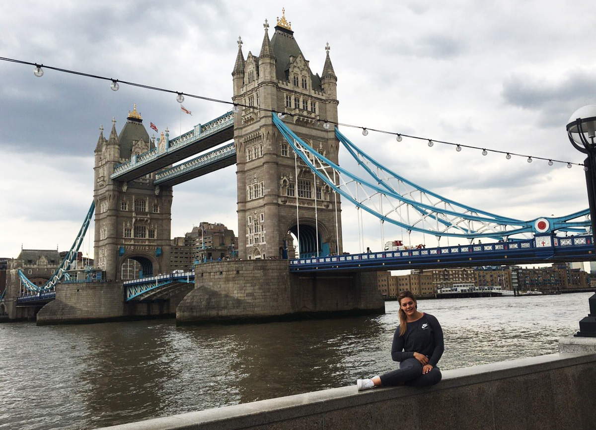 Sandra Perković prije natjecanja Dijamantne lige u Londonu 23. 7. 2016.